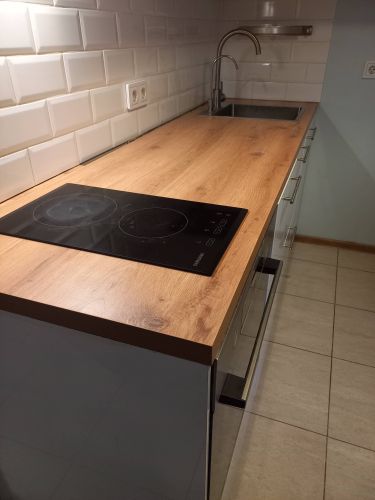 Установка и подключение встраиваемого электрического духового шкафа Прямой распил фальшпанели/фасада/полки Услуга покупки материалов