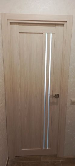 Установка межкомнатной одностворчатой двери (1 шт)