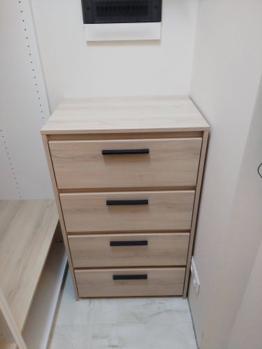 Сборка, установка и крепёж комода 4 ящика