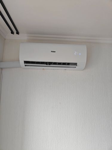 Установка сплит системы 7-9 kBTU (одноэтапный монтаж)