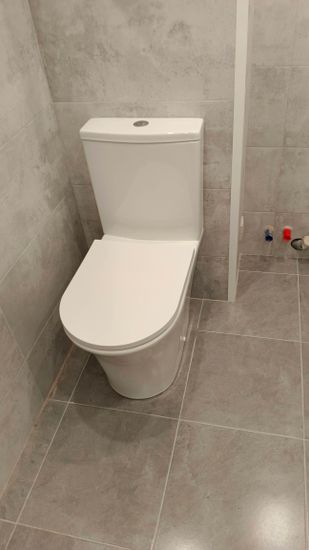 Установка напольного унитаза