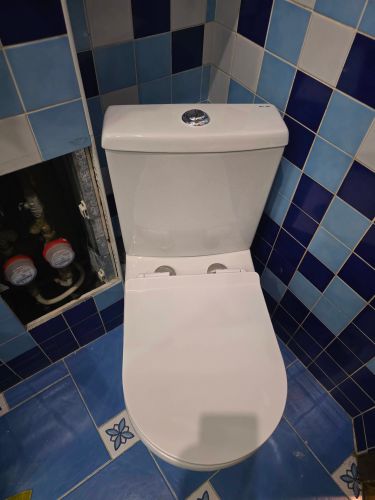 Установка напольного унитаза