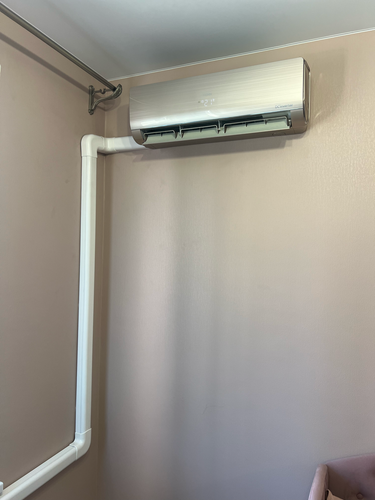 Установка сплит системы 7-9 kBTU (одноэтапный монтаж)