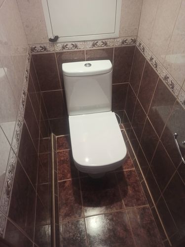 Установка напольного унитаза