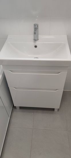 Установка напольного унитаза