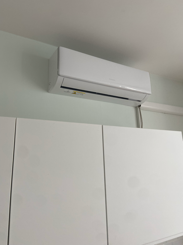 Установка сплит системы 7-9 kBTU (одноэтапный монтаж)