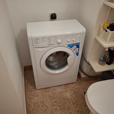 Установка отдельностоящей стиральной машины с подключением