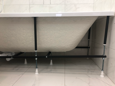 Установка акриловой/стальной ванны