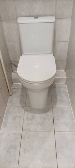 Установка напольного унитаза