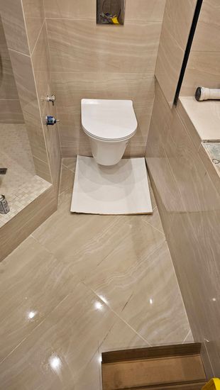 Установка подвесного унитаза (на готовую инсталляцию)