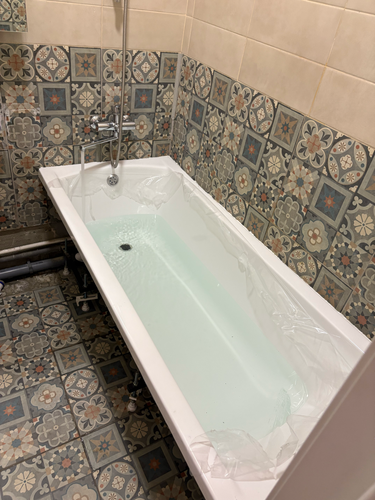 Установка акриловой/стальной ванны