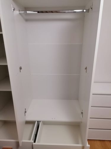 Сборка, установка и крепёж комода 4 ящика