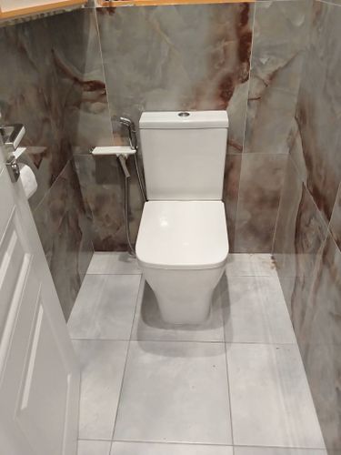 Установка напольного унитаза