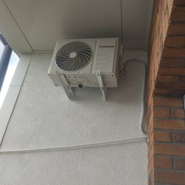 Установка сплит системы 7-9 kBTU (одноэтапный монтаж)