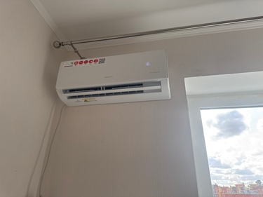 Установка сплит системы 7-9 kBTU (одноэтапный монтаж)