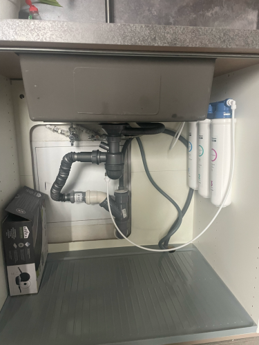 Установка и подключение крана и фильтра для питьевой воды