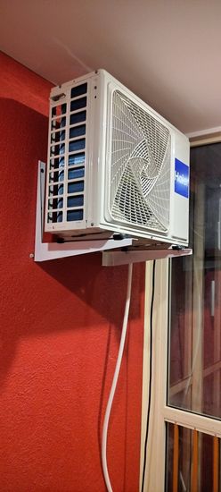 Установка сплит системы 7-9 kBTU (одноэтапный монтаж)