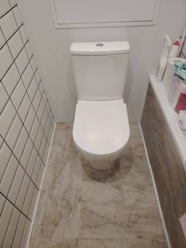 Установка напольного унитаза