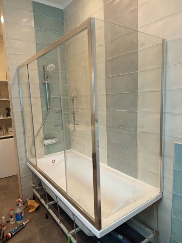 Установка акриловой/стальной ванны