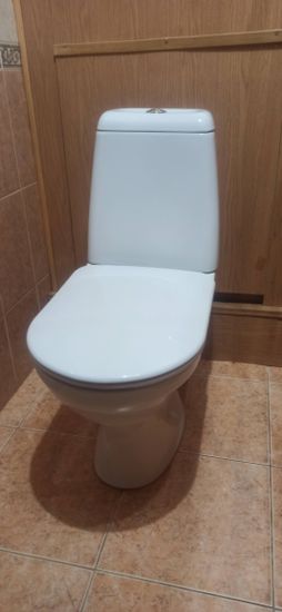 Установка напольного унитаза