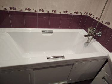 Установка акриловой/стальной ванны