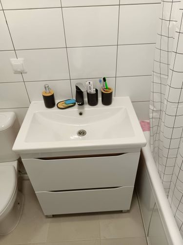 Установка смесителя (на готовые коммуникации)