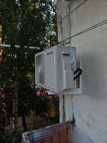 Установка сплит системы 7-9 kBTU (одноэтапный монтаж)