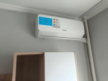 Установка сплит системы 7-9 kBTU (одноэтапный монтаж)