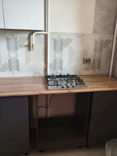 Установка газовой варочной поверхности