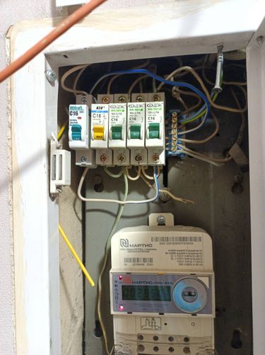 Установка и подключение автомата однополюсного