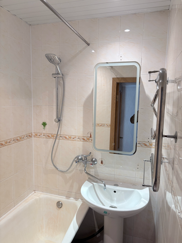 Установка штанги для душа