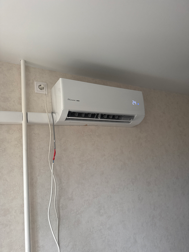 Установка сплит системы 7-9 kBTU (одноэтапный монтаж)