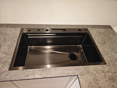 Установка столешницы HPL Установка и подключение врезной мойки Установка газовой варочной поверхности