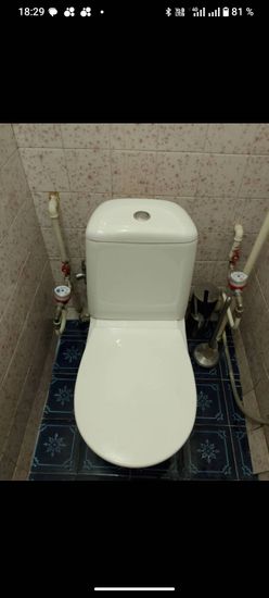 Ремонт бачка (запорной арматуры) напольного унитаза