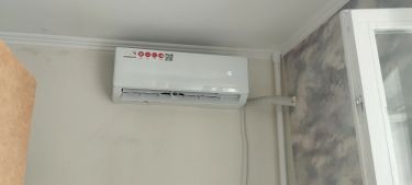 Установка сплит системы 7-9 kBTU (одноэтапный монтаж)
