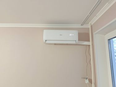 Установка сплит системы 7-9 kBTU (одноэтапный монтаж)