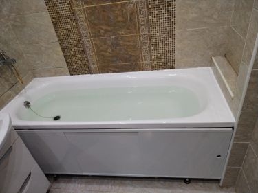 Установка акриловой/стальной ванны