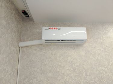 Установка сплит системы 7-9 kBTU (одноэтапный монтаж)