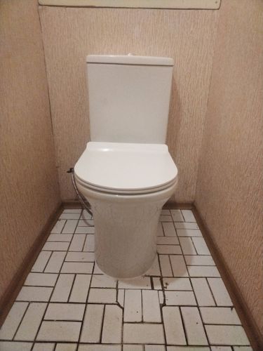 Установка напольного унитаза