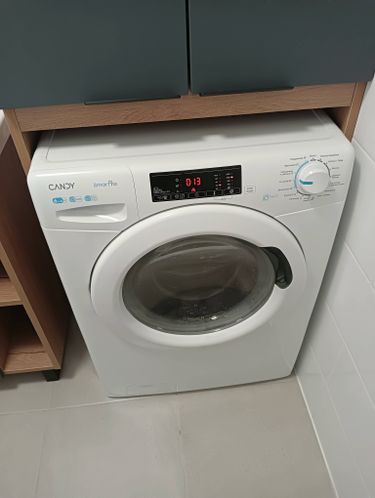 Установка отдельностоящей стиральной машины с подключением