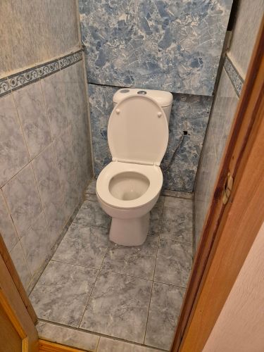 Установка напольного унитаза