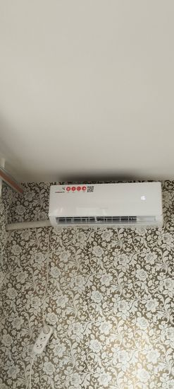 Установка сплит системы 7-9 kBTU (одноэтапный монтаж)