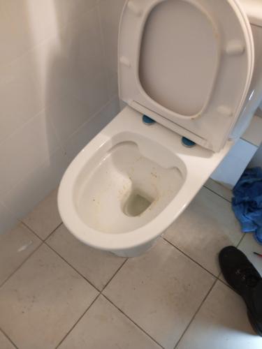 Устранена засоренность в унитазе, восстановлена нормальная работа системы слива. Проведена очистка поверхности и проверка герметичности соединений. Обеспечена функциональность сантехники.