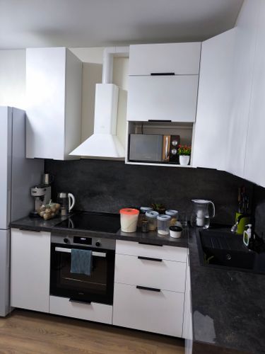 Замена фасадов Установка механизма Free-Fold / Free Flap / Free Slide Выпил одного отверстия/углубления/присадка под петлю в материалах ДСП/Массив