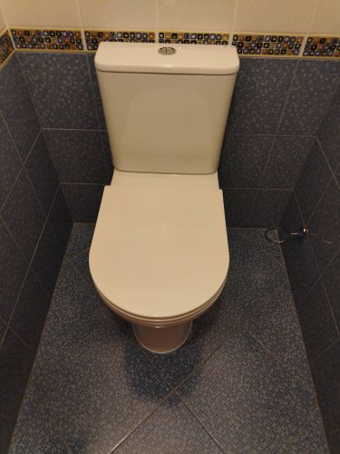 Установка напольного унитаза