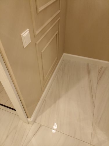 Монтаж деревянного/мдф плинтуса