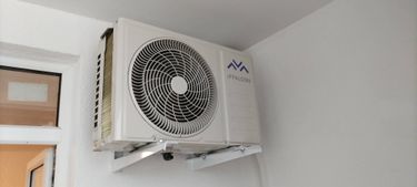 Установка сплит системы 7-9 kBTU (одноэтапный монтаж)