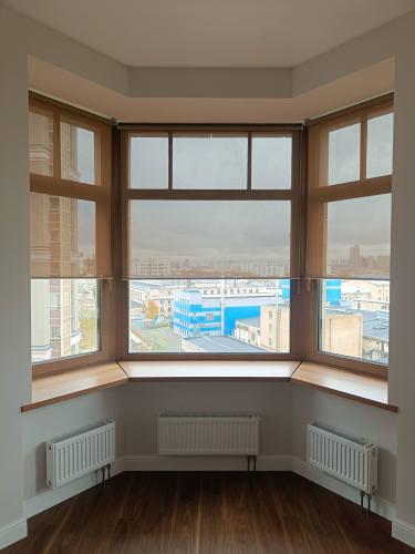 Монтаж рулонной шторы, рулонной шторы «день-ночь» на стену\потолок или в оконный проем