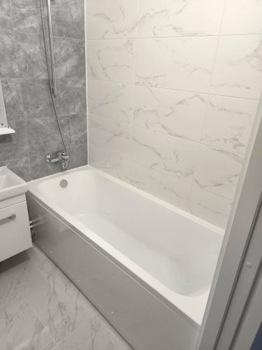 Установка акриловой/стальной ванны