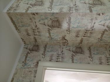 Монтаж потолочного полистрирол/пенополистирол плинтуса